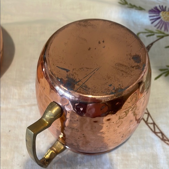 Hammered Copper Moscow Mule Mugs - Picture 5 of 5